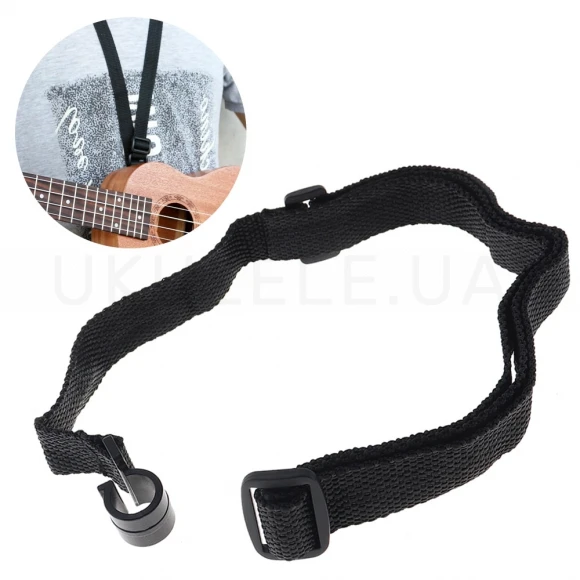 Ремінь для гітари Overtone UKE Nylon Ukulele Strap Black