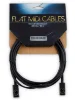 MIDI кабель RockBoard RBO CAB MIDI 300 BK Flat MIDI Cable Black 300 cm