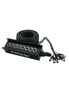 RockCable RCL30900 Multicore Cable + Stage Box - 8 x Send (15m)