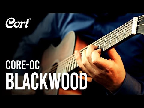 Електро-акустична гітара Електро-акустична гітара Cort Core-OC Blackwood (Open Pore Light Burst)
