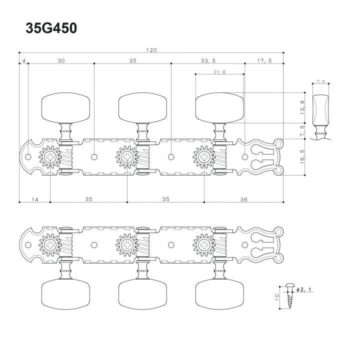 Кілки Кілки Gotoh 35G450 SG