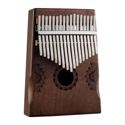 Калімба Hluru Huashu KHD17 Lotus Mahogany Brown (17 нот, червоне дерево)