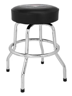 Fender 24" Custom Shop Chevron Logo Barstool Black/Chrome