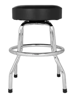 Fender 24" Custom Shop Chevron Logo Barstool Black/Chrome