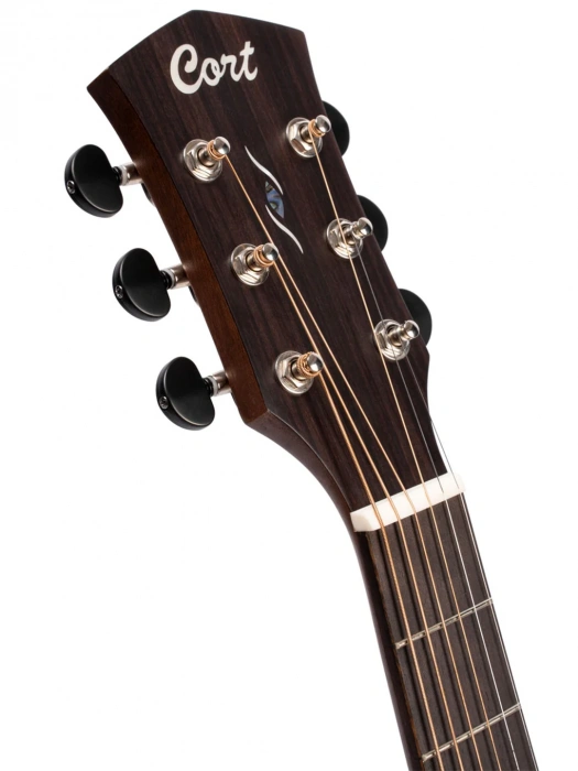 Електро-акустична гітара Електро-акустична гітара Cort Core-OC Spruce (Open Pore Trans Black)