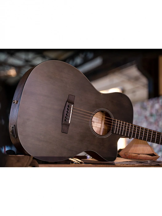 Електро-акустична гітара Електро-акустична гітара Cort Core-OC Spruce (Open Pore Trans Black)