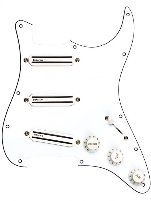 Панель Панель Dimarzio FG2108WA7 High Power Strat Replacement Pickguard
