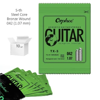 Orphee TX-5 0.42 струна №5 A/Ля набір 10 шт.