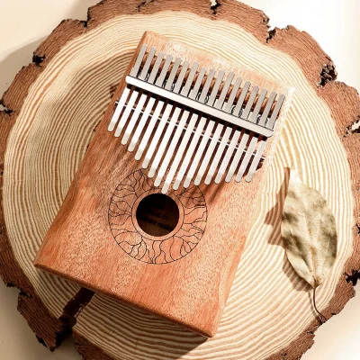 Калімба Hluru Huashu KHD17 Lotus Mahogany Natural (17 нот, червоне дерево)