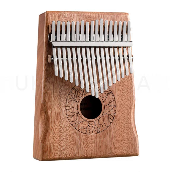 Калимба Hluru Huashu KHD17 Lotus Mahogany Natural (17 нот, красное дерево)