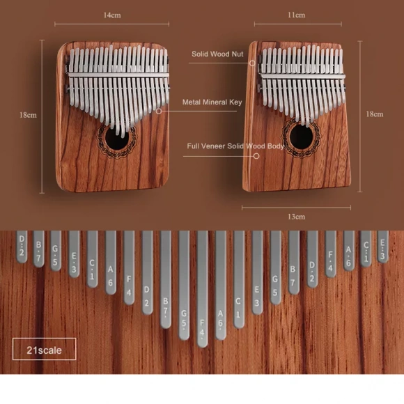 Калимба Hluru KYG21 Red Rosewood Калимба Hluru KYG21 Red Rosewood
