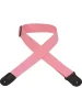Ремінь для гітари Levy’s M8POLY-PNK Single Tone Solid Colored Poly Series (Pink)