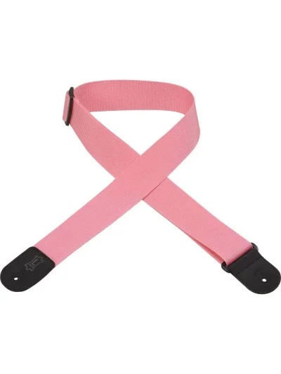 Ремінь для гітари Levy’s M8POLY-PNK Single Tone Solid Colored Poly Series (Pink)