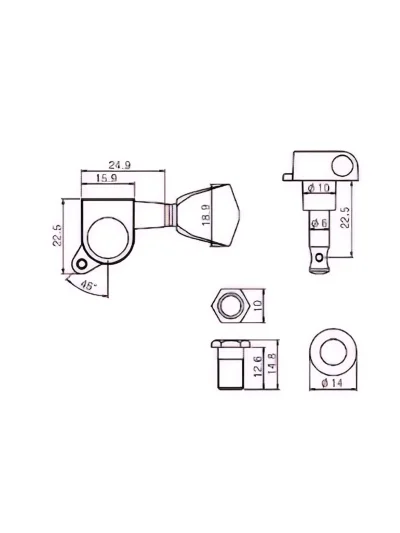 Кілки Paxphil J04 3+3 CR
