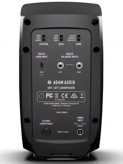 Студійний монітор Adam Audio D3V Black