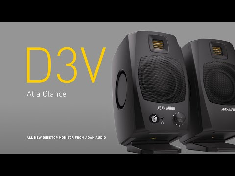Студійний монітор Студійний монітор Adam Audio D3V Black