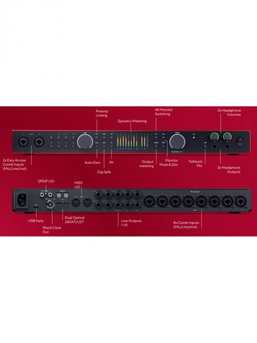 Аудіоінтерфейс Аудіоінтерфейс Focusrite Scarlett 18i20 4th Gen