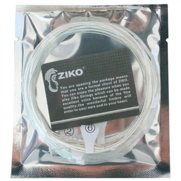 Струни Ziko DPA-028 Nylon/Silver 28-43 Струни Ziko DPA-028 Nylon/Silver 28-43