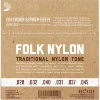 Струни D'Addario EJ32 Folk Nylon Ball End Silver Wound / Black Treble