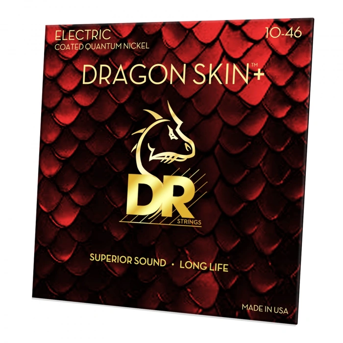 Струни Струни DR DEQ-10 Dragon Skin+ Electric Medium 10-46