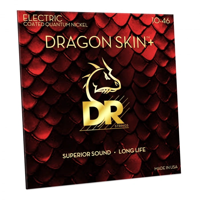 Струни Струни DR DEQ-10 Dragon Skin+ Electric Medium 10-46