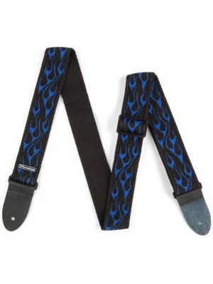 Ремінь для гітари Dunlop D3811BL Classic Flambe Blue Strap