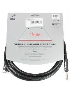 Fender Cable Professional Series 10' Angled Black