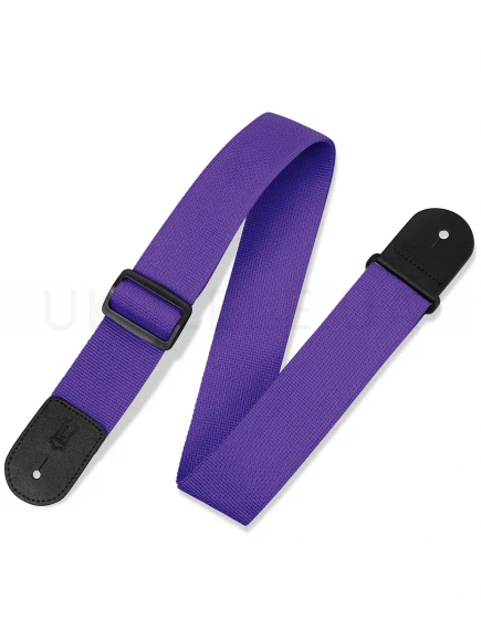 Ремінь для гітари Levy’s M8POLY-PRP Single Tone Solid Colored Poly Series (Purple)