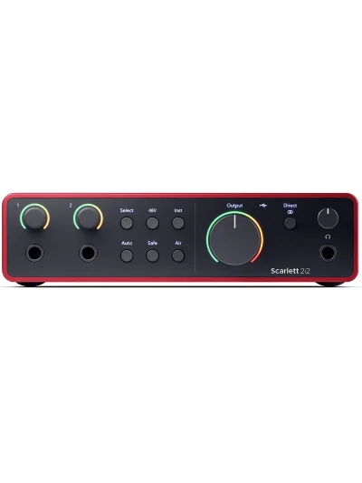 Аудіоінтерфейс Focusrite Scarlett 2i2 4th Gen