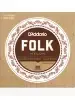 Струни D'Addario EJ32C Folk Nylon Ball End Silver Wound / Clear Treble