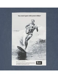 Fender Vintage AD Surfer T-Shirt Ocean XXL