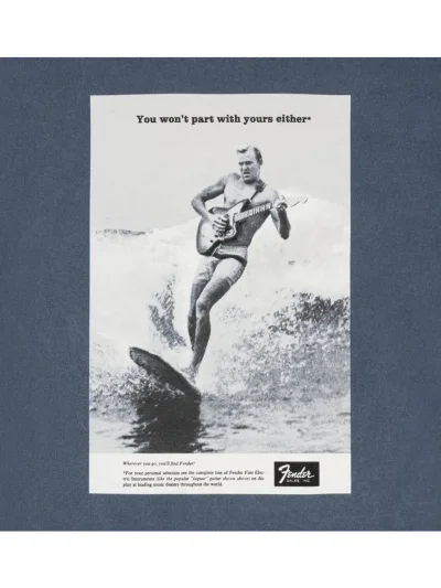 Футболка Fender Vintage AD Surfer T-Shirt Ocean XXL