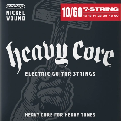 Dunlop DHCN10607 Heavy Core Electric Guitar Strings 10-60