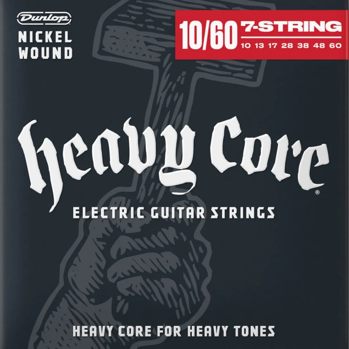 Струни Струни Dunlop DHCN10607 Heavy Core Electric Guitar Strings 10-60