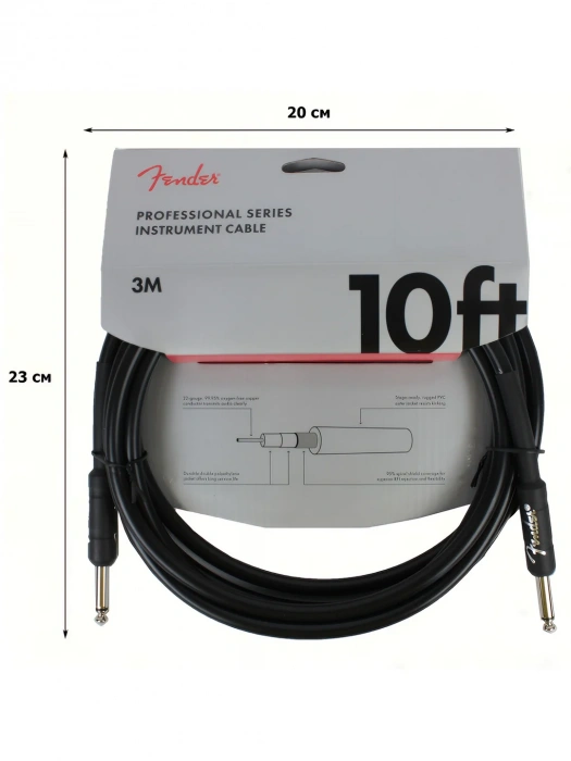 Fender Cable Professional Series 10' Black