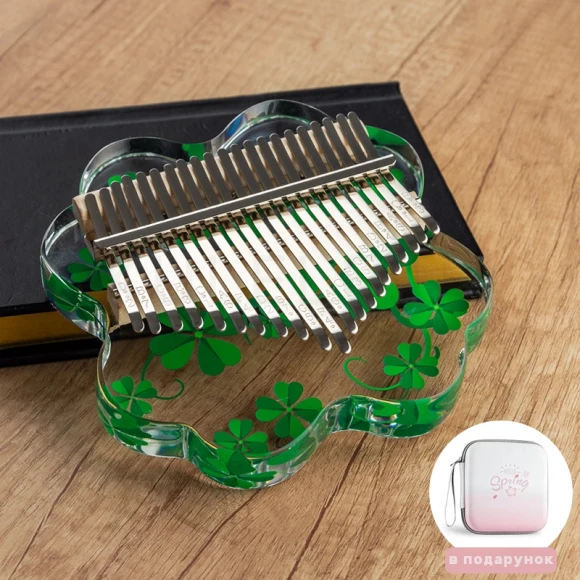 Калимба Hluru Huashu KHSA21 Acrylic Shamrock