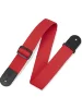 Ремінь для гітари Levy’s M8POLY-RED Single Tone Solid Colored Poly Series (Red)
