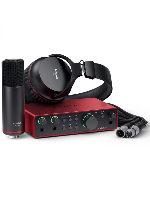 Аудіоінтерфейс Аудіоінтерфейс Focusrite Scarlett 2i2 Studio 4th Gen