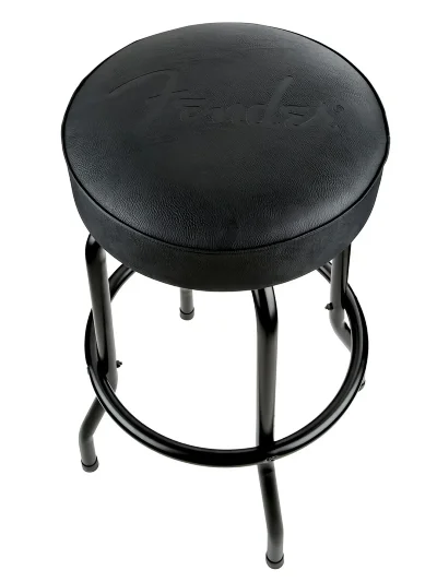 Стілець Fender 30" Embossed Black Logo Barstool Black