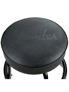 Fender 30" Embossed Black Logo Barstool Black