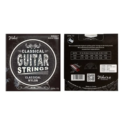 Струни Ziko DPA-70 Nylon/Silver 28-43