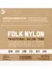 Струни D'Addario EJ33 Folk Nylon 80/20 Bronze Ball End Clear Treble