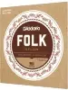 Струни D'Addario EJ33 Folk Nylon 80/20 Bronze Ball End Clear Treble
