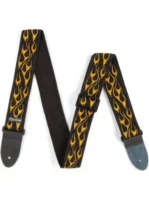Ремінь для гітари Dunlop D3811OY Classic Flambe Orange/Yellow Strap