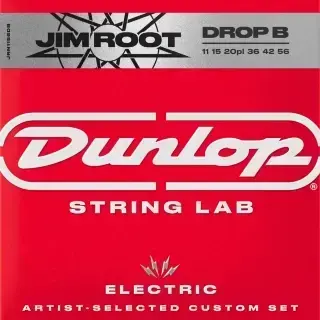 Dunlop JRN1156DB Jim Root String Lab Series Guitar Strings 11-56 | Drop B