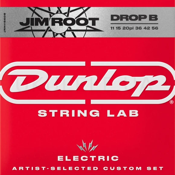 Струны Dunlop JRN1156DB Jim Root String Lab Series Guitar Strings 11-56 | Drop B