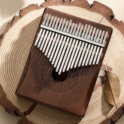 Калімба Hluru Huashu KHD21 Lotus Mahogany Brown (21 нота, червоне дерево)