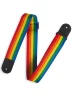 Ремінь для гітари Levy’s M8POLY-RNB Single Tone Solid Colored Poly Series (Rainbow)