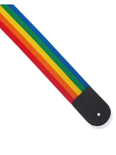 Ремінь для гітари Levy’s M8POLY-RNB Single Tone Solid Colored Poly Series (Rainbow)