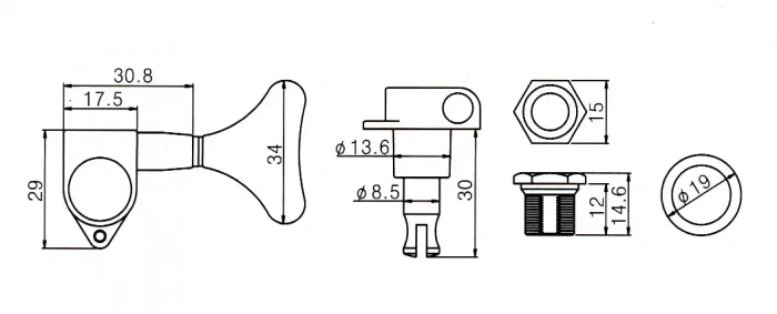 Paxphil JB-150 2+2 BK
